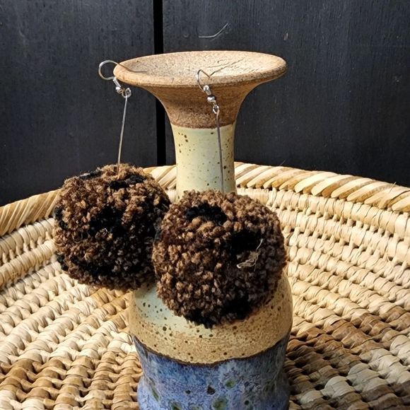 Pom Pom Earrings - Picture 10 of 13